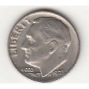 1972- 10 Cents (Dime) Rame-nickel Dollaro Stati Uniti Roosevelt  Dime FDC